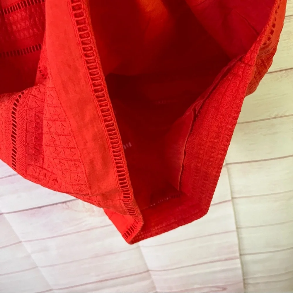J.Crew Red Eyelet‎ Dress Size 2